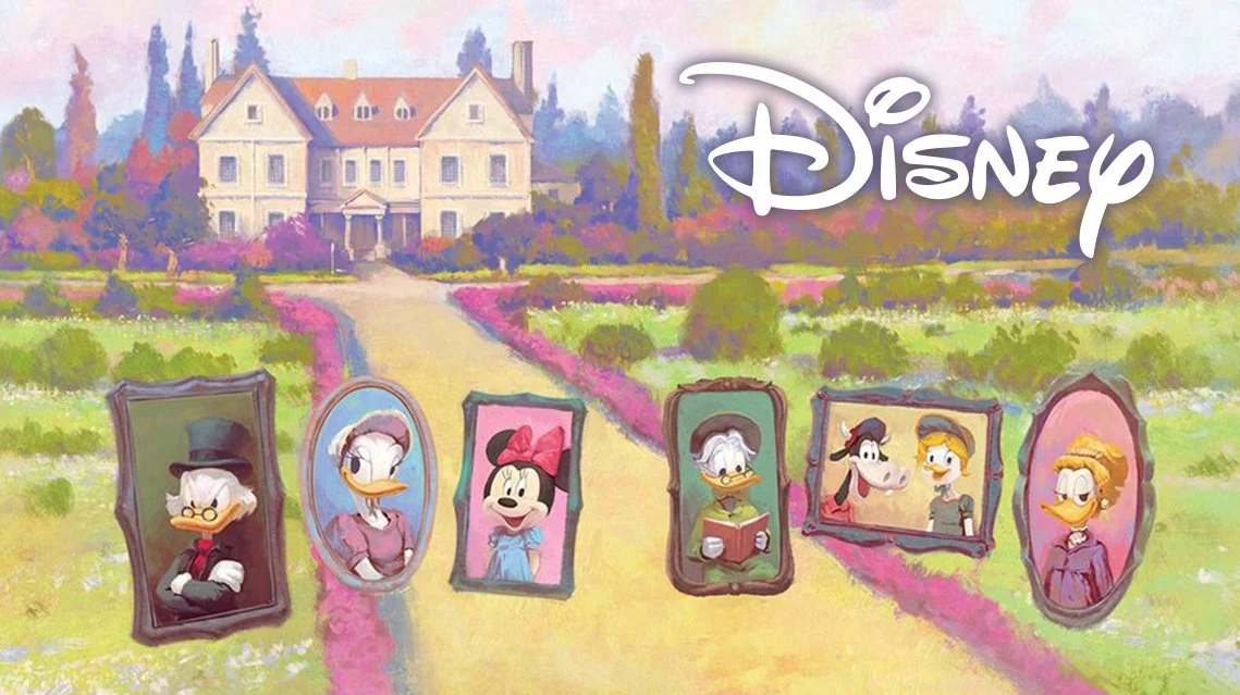 Pride and Prejudice featuring Mickey and Donald